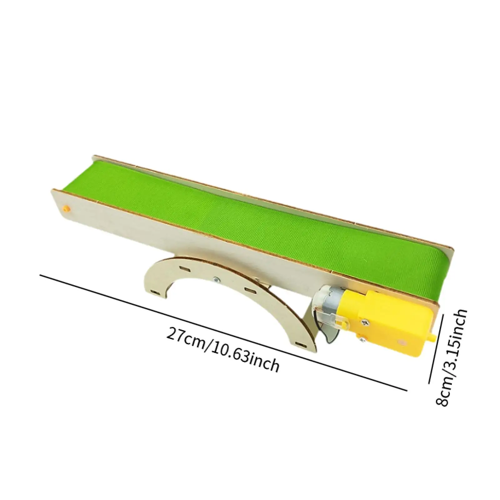 Modelo de cinta transportadora eléctrica, proyecto para niños, regalo de cumpleaños, juguete educativo
