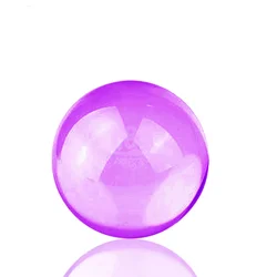 90 mm（four-color）Contact Juggling Ball Magic Tricks Crystal Ultra Clear 100% Acrylic Ball Manipulation Juggling balls for party