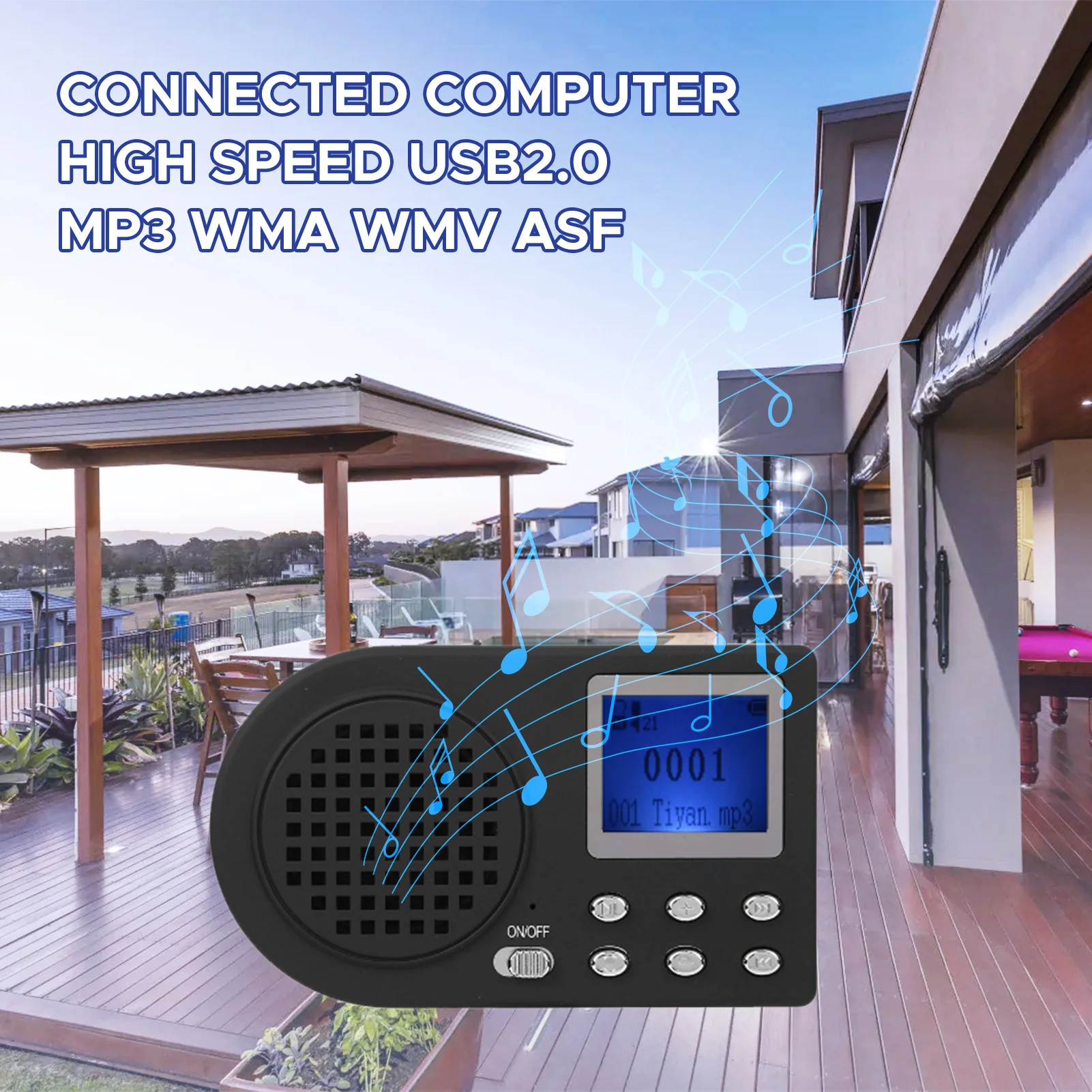 

MP3-динамик для звонков птиц, имитация птиц, уличный усилитель для хребтинга птиц с беспроводным пультом дистанционного управления, 110 звуков животных, MP3-динамик