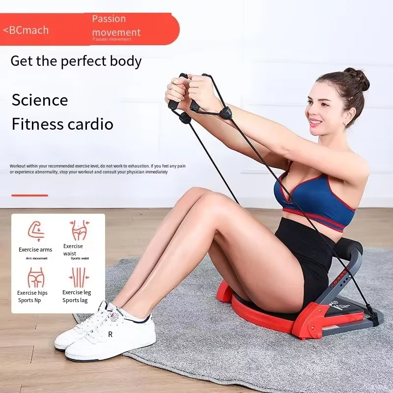 Space-Saving Foldable Home Fitness  Set with PU+Steel+EVA Material-Easy Storage for Small Apartments