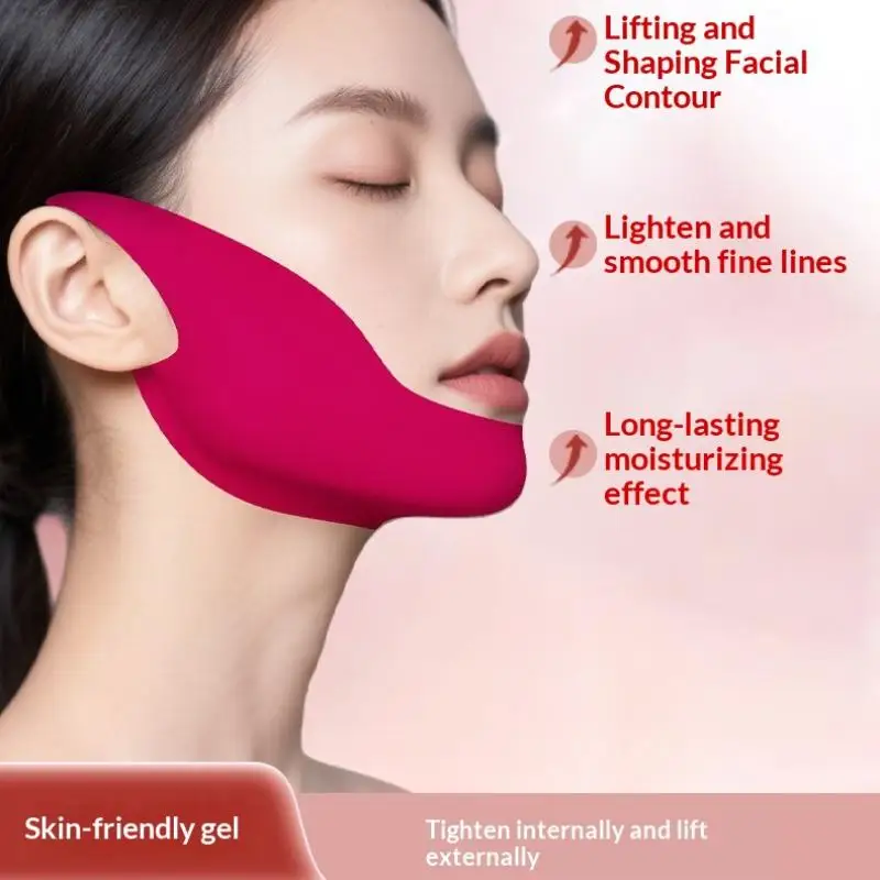 faixa-modeladora-v-line-10-pecas-mascara-facial-lifting-para-reducao-de-papada-firmeza-da-pele-e-cuidados-de-beleza-noturnos-em-casa