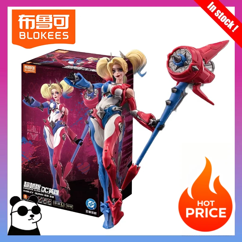 

Official Blokees DC Harley Quinn MechaAssembly Model Articulated Action FigureCollectible Clown Girl Toy with Accessories