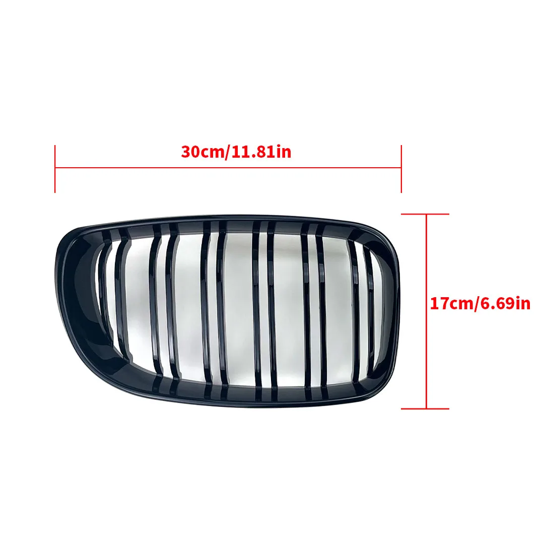 Front Radiator Grille Grill Grid Tuning Accessories For BMW 1 Series E81 E87 E82 E88 2007-2011 like 120i 120d 130i 135i Coupe