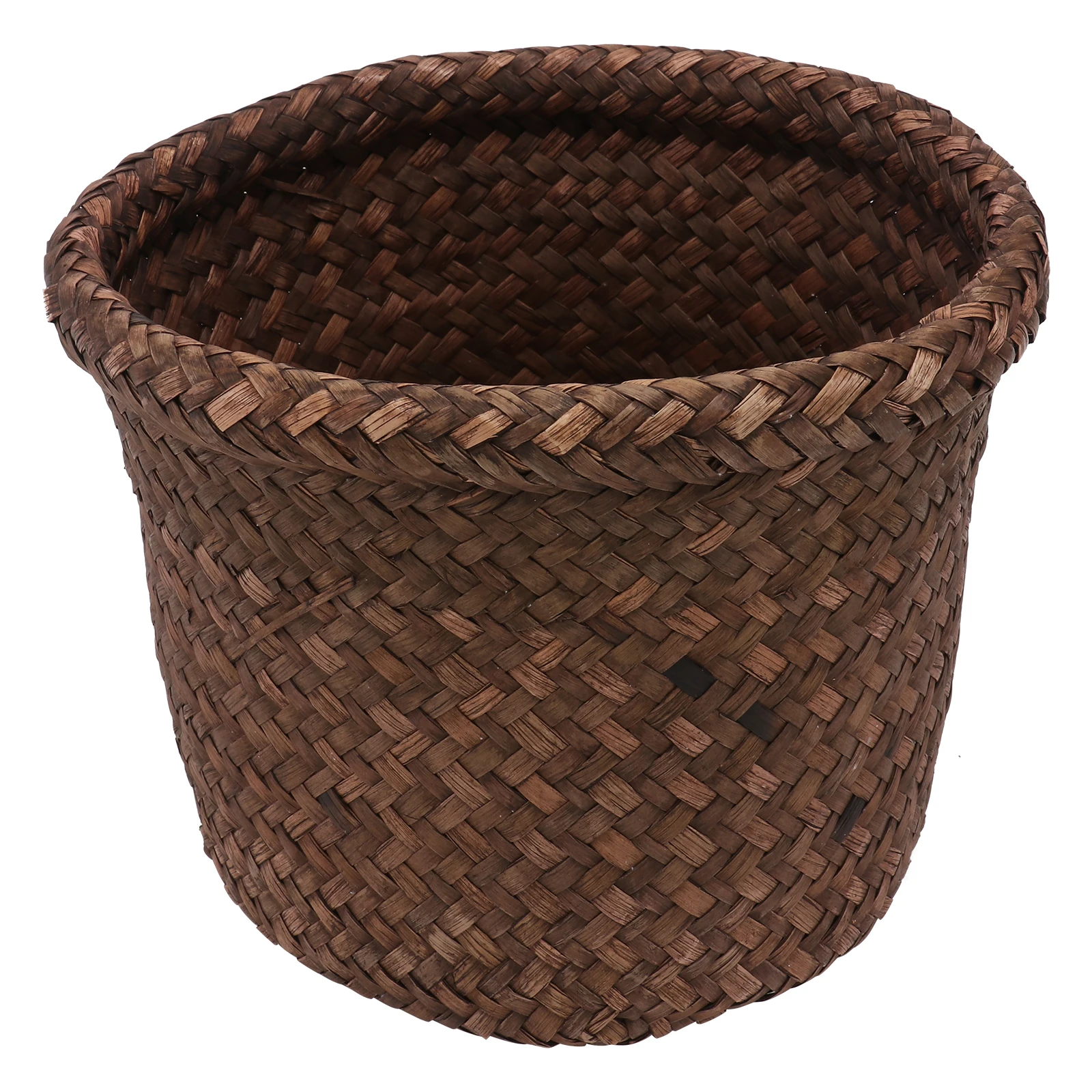 

s Seaweed Woven Storage Basket S 15x12cm Vintage Home Decor Plant Planter Flower Pot Balcony ganizer Storage Bin