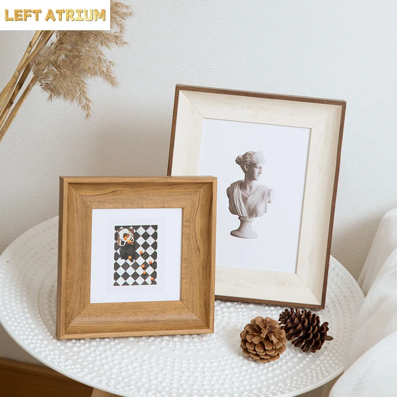 Minimalist Square Photo Frame Versatile Display Album Frame for Wall Hanging Tabletop Use - Stylish Picture Frame for Home Decor