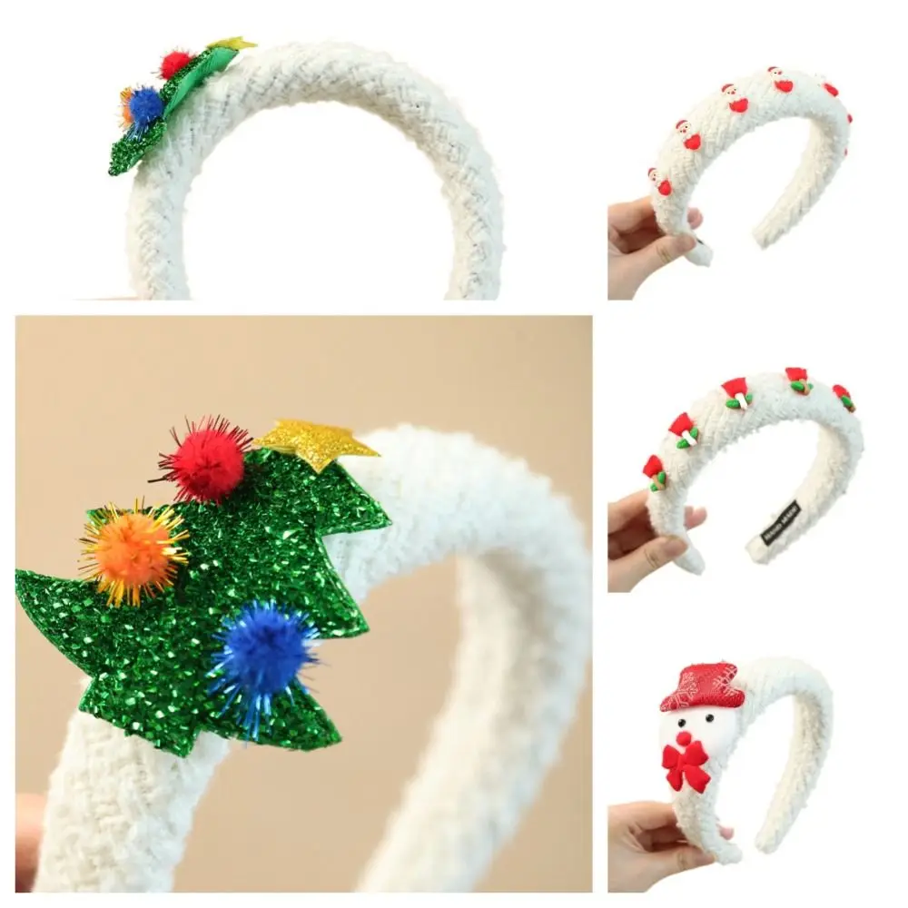 Cute Hair Accessories Christmas Headband Merry Chritmas Xmas Santa Claus Hair Hoop Hairband Headpiece Antler Hair Hoop Party