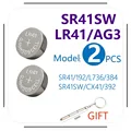 2PCS AG3 LR41