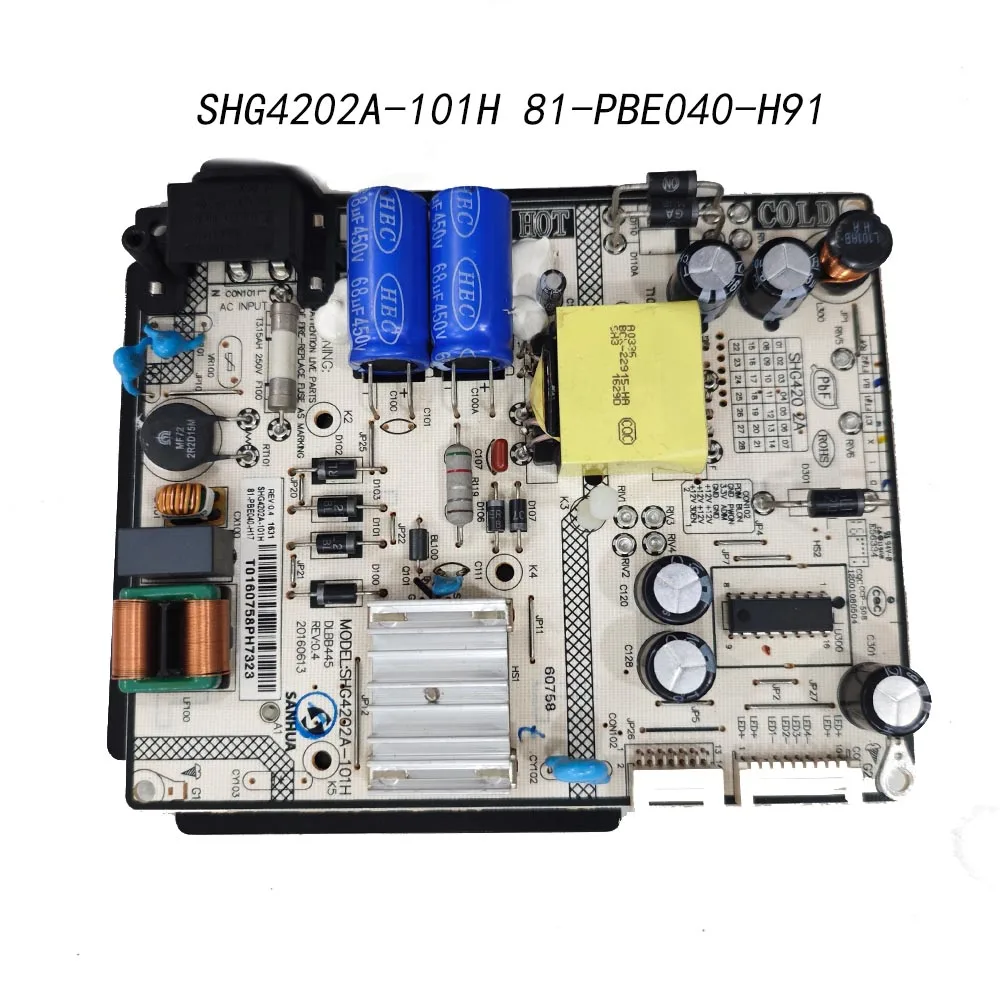 Power Supply Board SHG4202A-101H 81-PBE040-H91 For 40FS3750TFAA 43S305 43S303  81-PBE040-H17 DLBB445