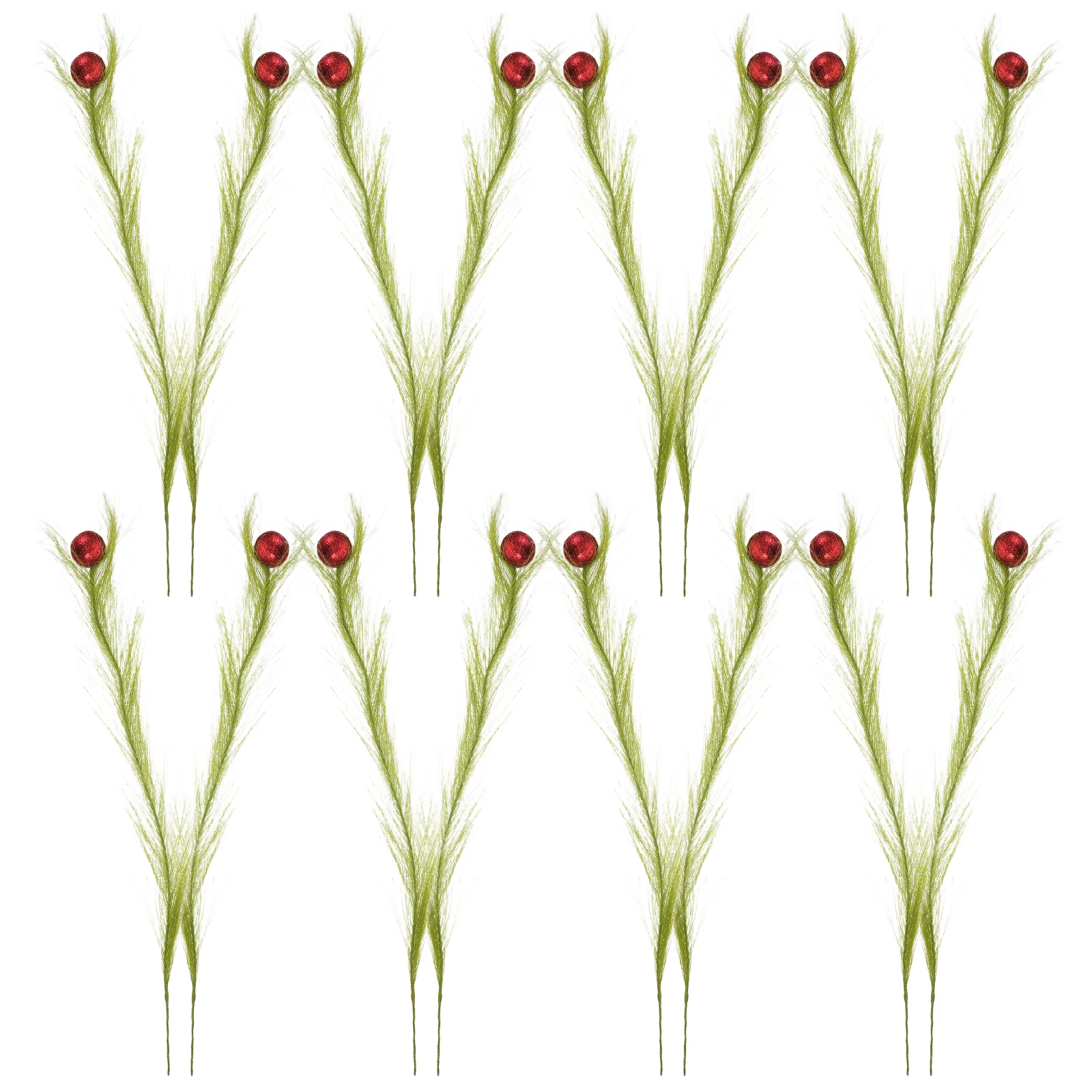 

16Pcs Dried Pampas Grass Decor Simulated Artificial Plants for Vase Boho Fall Table Centerpieces Bedroom Bathroom Decor