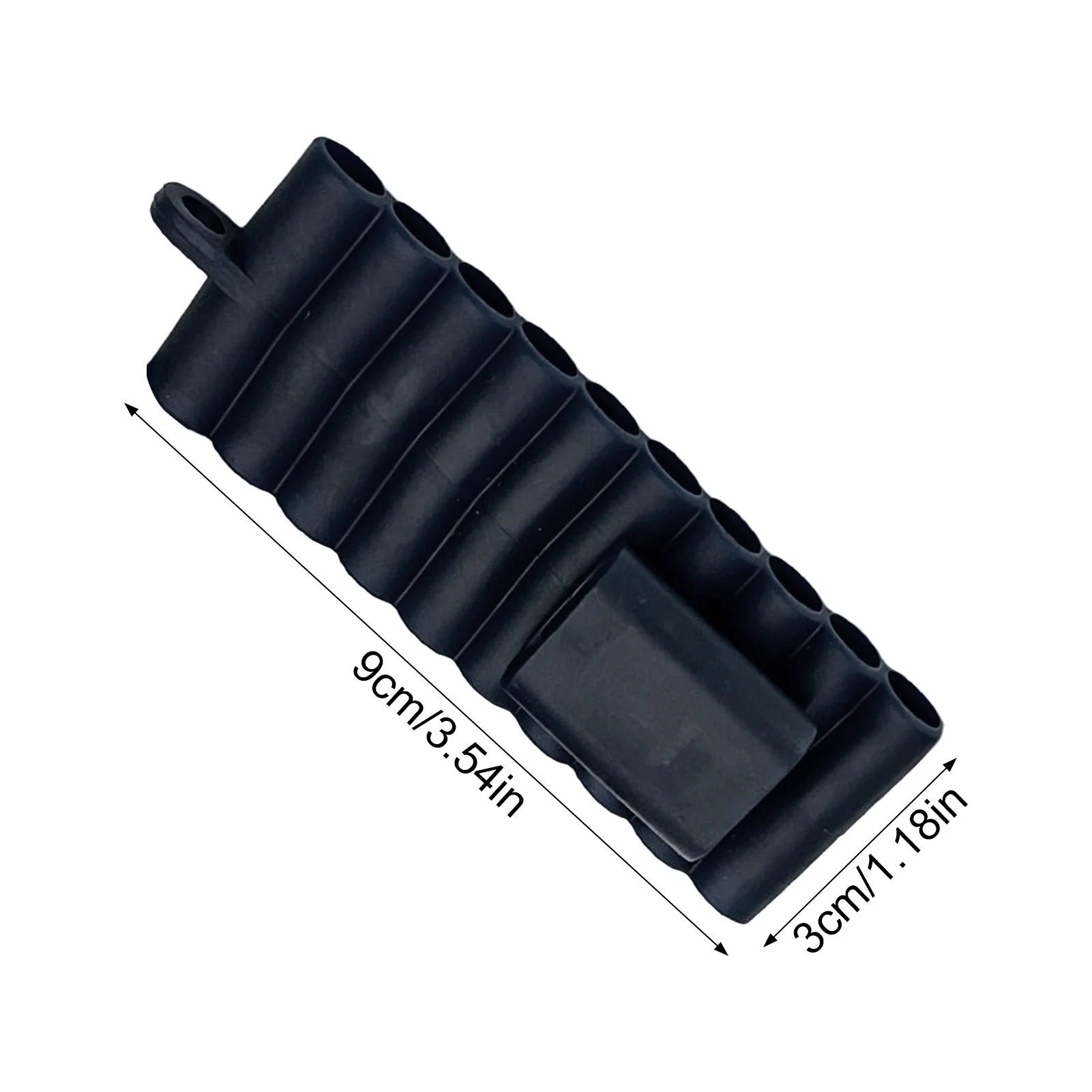 Portable Bit Holder Strip Durable for Home Repair 22-Slot PVC Screwdriver Bit Organizer with Carabiner Clip Tool Storage