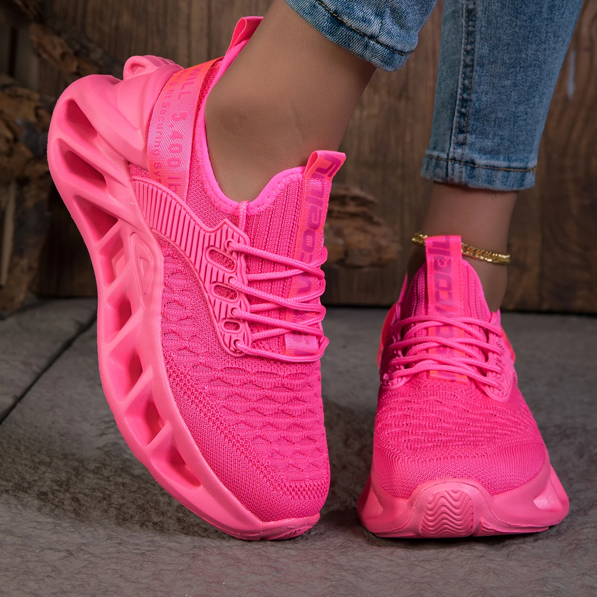 

Women Fashion Casual Breathable Sneakers, Lightweight Soft for Daily Travel & Outdoor Trips