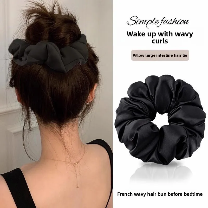 

Soft Sleep Hair Ties for Night, 6 Colors, No Breakage & Frizz, Satin-like Hair Care Accessories