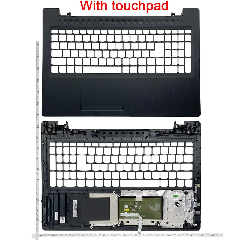 

GZEELE новинка для Lenovo Ideapad 110-15IBR 110-15ACL упор для рук лицевая панель клавиатуры верхняя крышка нижняя крышка без тачпада черный