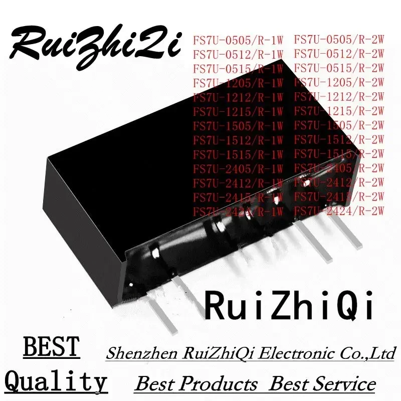 

10 шт./лот FS7U-0505/R FS7U-0512/R FS7U-0515/R FS7U-1205/R 1212/R 1215/R 1505/R 1512/R 1515/R FS7U 2405/R 2412/R 2415/R 1W 2W SIP