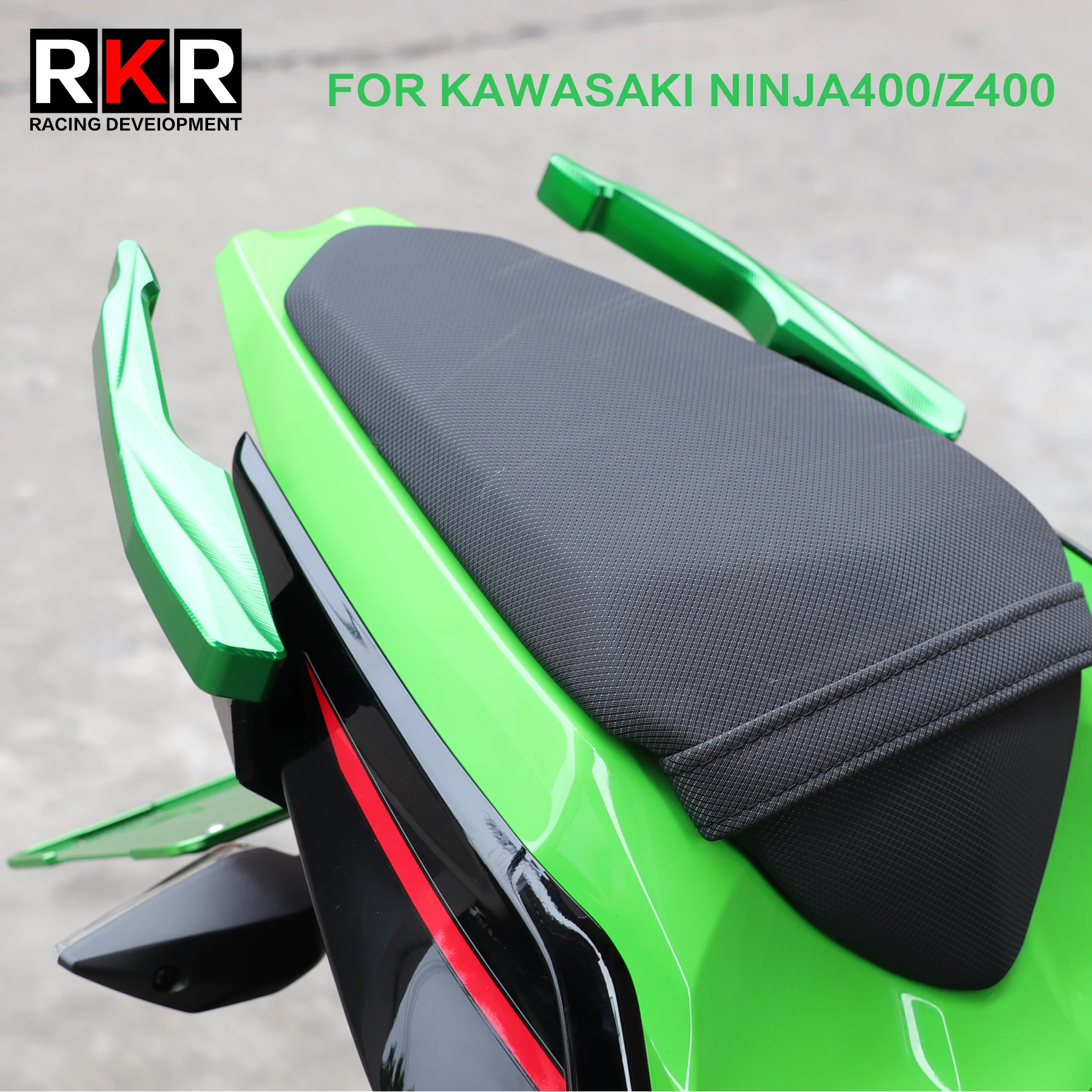 Motorcycle Tail Armrest Thickened Rear Passenger Handle CNC Handrail Tail Bracket for Kawasaki NINJA400 Ninja 400 Z400 Z 400