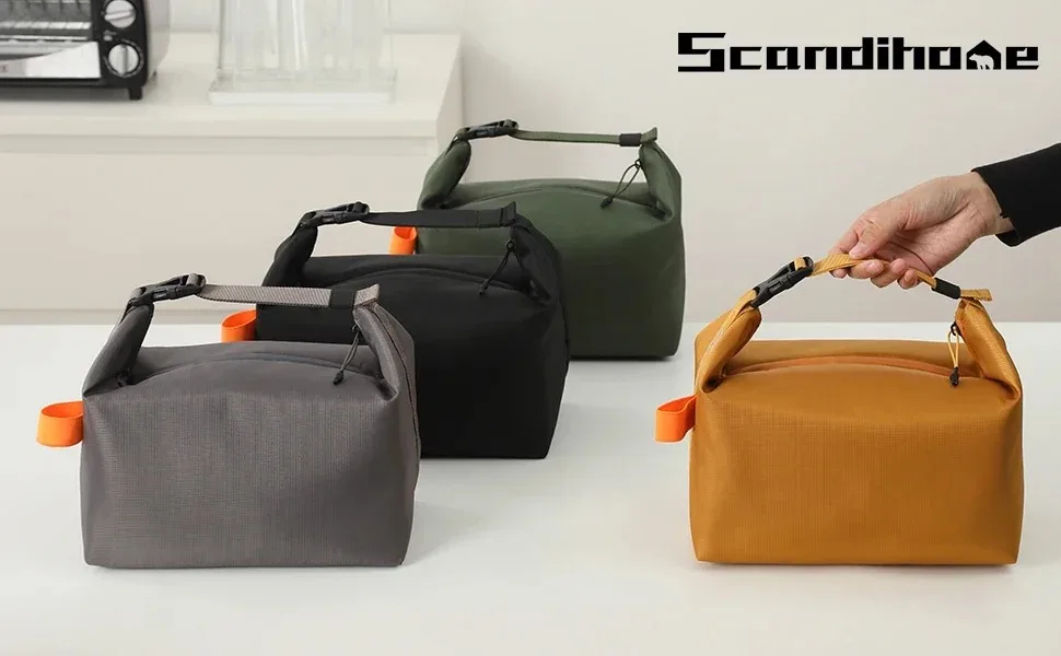 Isolierte Lunchtasche mit gesticktem Namen, Isolierung, Bento-Pack, Aluminiumfolie, Reistasche, tragbar, für Abendessen, Picknick, Lebensmittelaufbewahrung, Handtasche – Detail 8