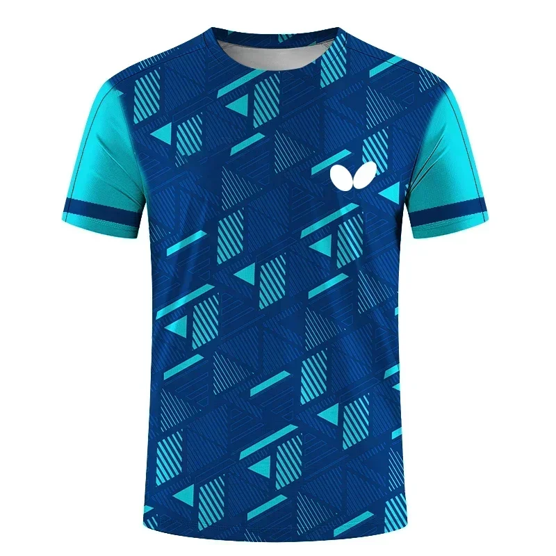 3D-Druck Mode Herren Rundhals-T-Shirt Sommer Outdoor Freizeit Sport Atmungsaktiv Schnelltrocknend Große Größen Kinder-Familien-Shirt – Detail 12