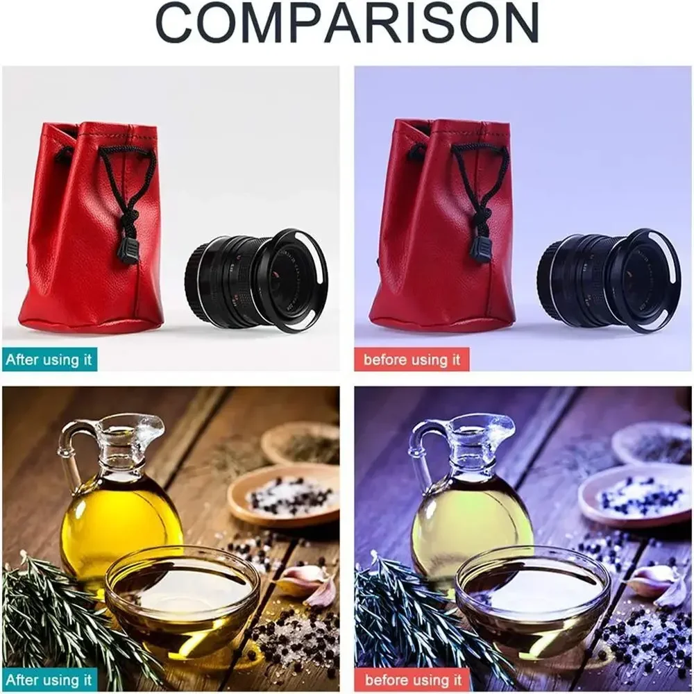 Lightdow 30cm 18% 접이식 그레이 카드 반사판은 노출을 정확하게 감지합니다. 운반용 가방이 있는 양면 포커싱 보드