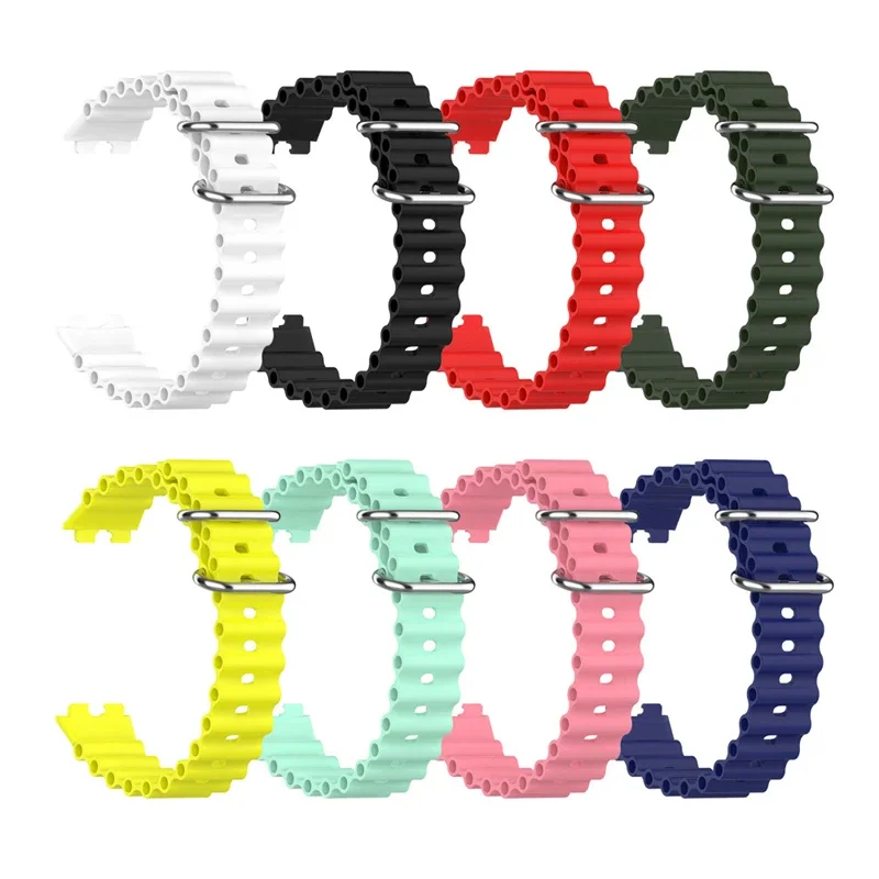 Cinturino in silicone Ocean + custodia protettiva in TPU per Huawei Band 9 Accessori cinturino di ricambio per braccialetto Huawei Band 8