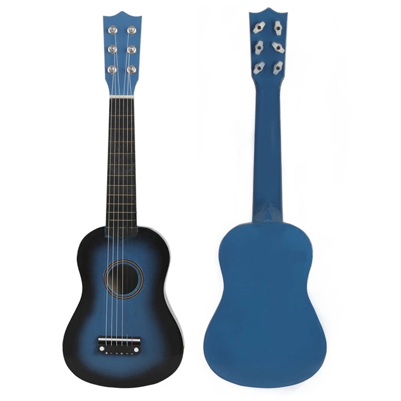 Ukelele Soprano de 21 pulgadas, guitarra Hawaiana de 6 cuerdas, instrumentos musicales para principiantes de música, duradero