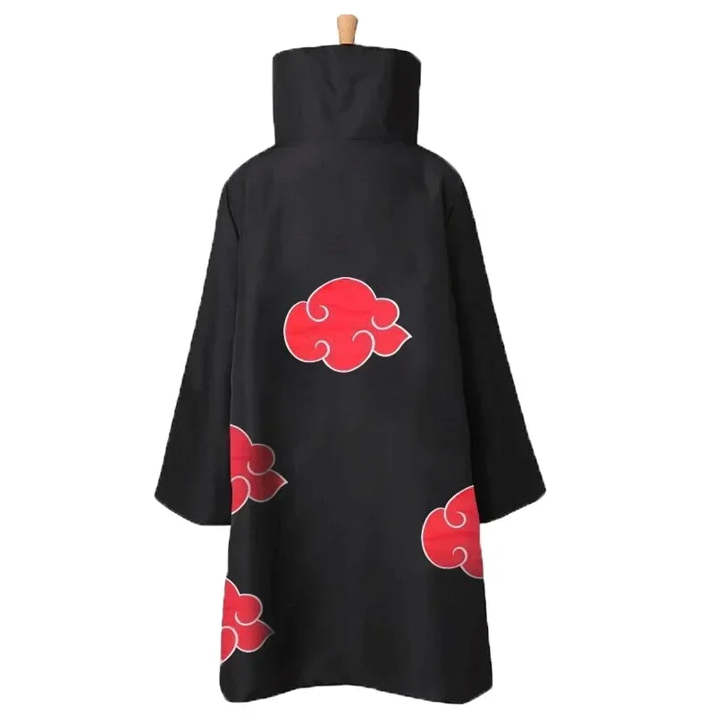 Uchiha Itachi Cosplay Costumes Anime Long Cloak Coat Robe Trench Ninja Halloween Carnival Party Clothes Shoes