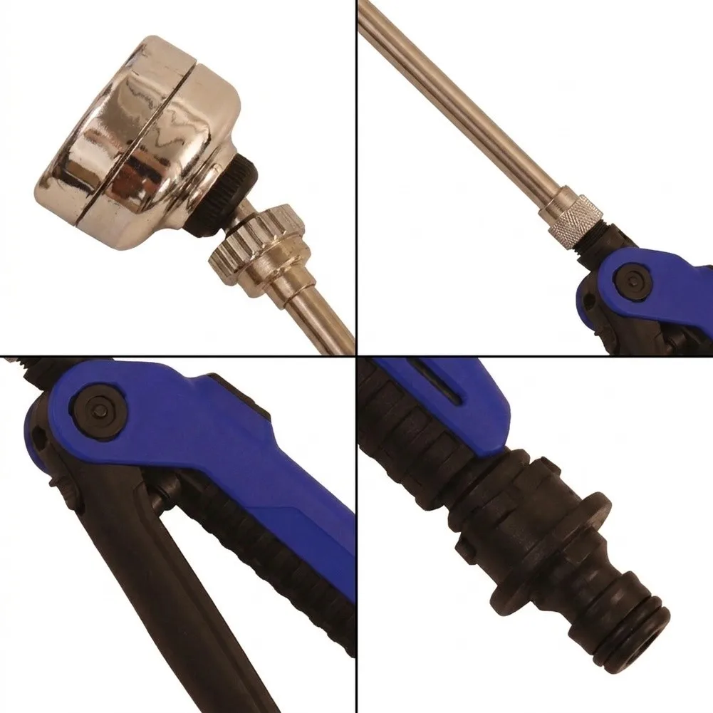 Durable= Metal=Garden Watering Sprinkler Tool Long Pole Hose= Nozzle High Pressure Irrigation Equipment For Outdoor Yard