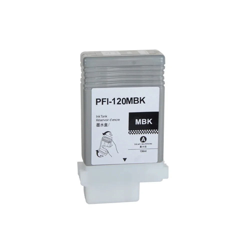 PFI-120  Ink Cartridge Full Ink with Chips for Canon TM200 TM-205 TM-300 TM-305 130ML 6Colors/Set