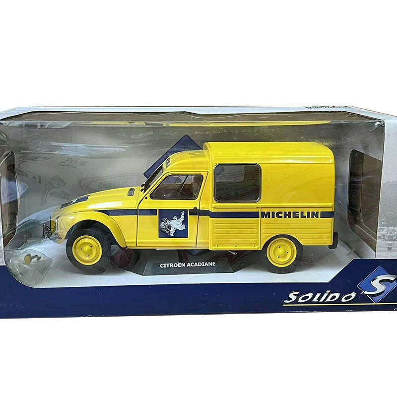 SOLIDO 1:18 Scale CITROEN ACADIANE Car Simulation Alloy Car Model Diecast Toy Collectible Ornaments