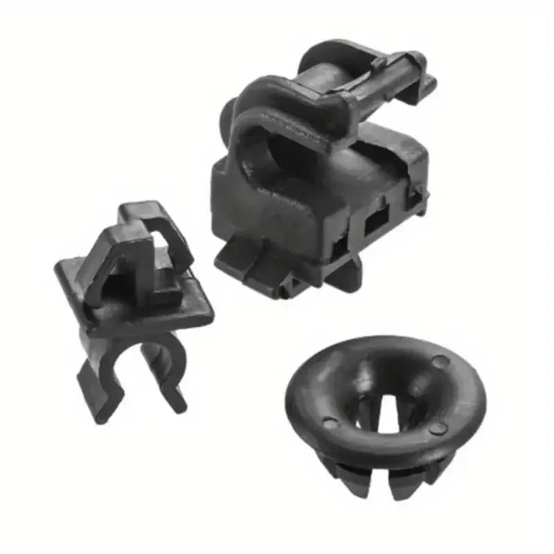 3 Pcs/Set Car Engine Hood Rod Bracket Car Clips Opener Fixing Cable Ring Clip Plastic Car Accessories Car Hood Prop Rod Clip