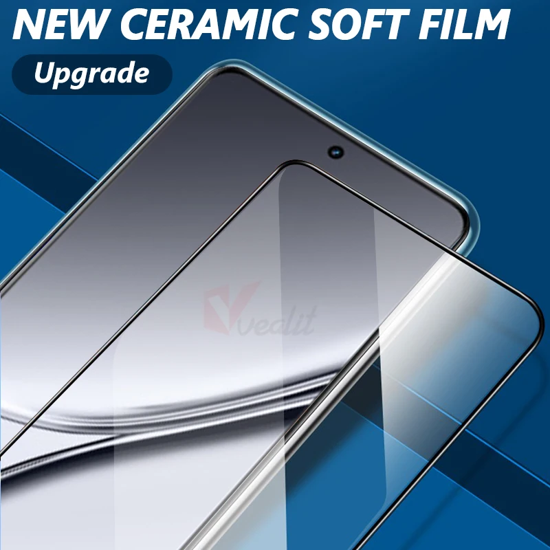 1-4Pcs Ceramic Soft Film for Realme GT 5 3 2 11 11X 10T 10S 9 Pro Plus Screen Protector GT Neo 5 SE 3T C51 C53 C33 C55 No Glass