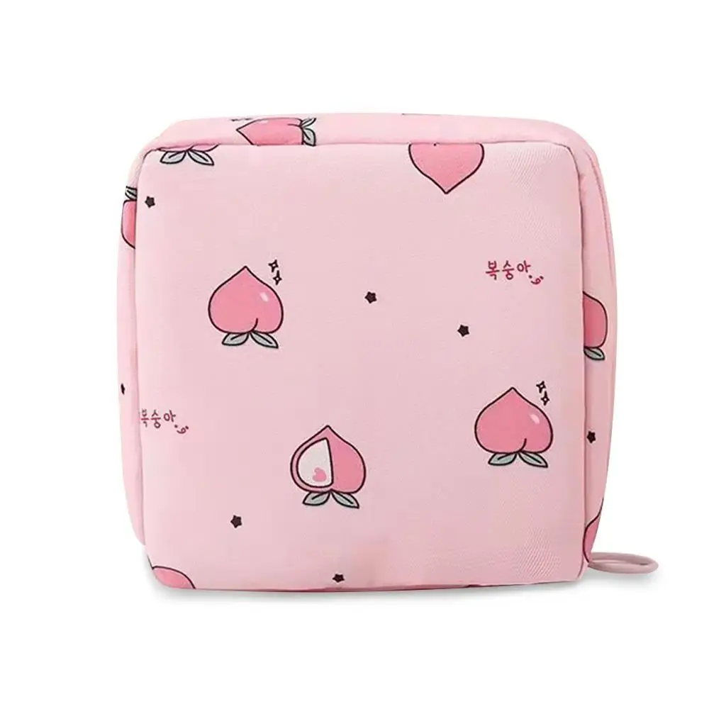 Girl Makeup Organizer Headphone Case Credit Card Holder Tamper-Proof Storage Bag Change Purse Sanitary Mat Bag Sanitary Bag
