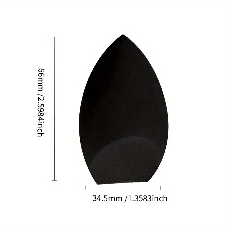 1/2/3pcs Soft Beauty Makeup Blending Sponge Egg Shaped Two Side Cutting Sponge Wet Dry Use Liquid Foundation Cosmetics Tools