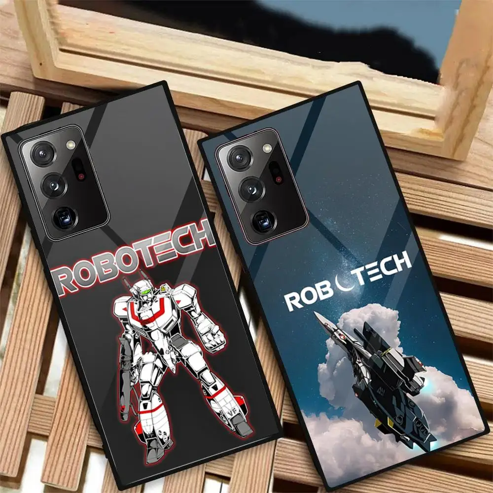 Funda de teléfono de Anime r-robotech, funda de cristal para Samsung Galaxy A15 A25 A35 A55 A14 A54 A13 A33 A16
