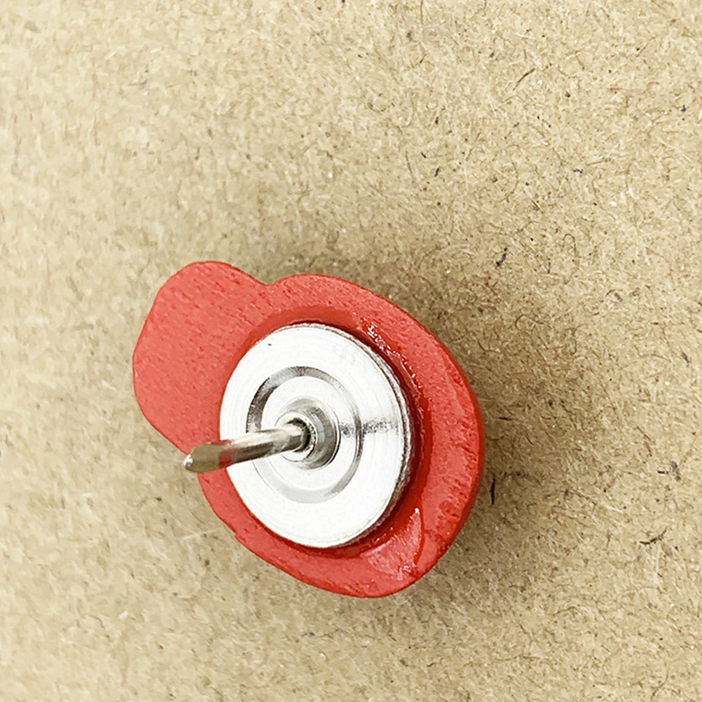 

100Pcs Wooden Pushpin Thumb Tacks Cute Ladybug Shape Multipurpose Cork Board Office School Bulletin Pins Pushpins