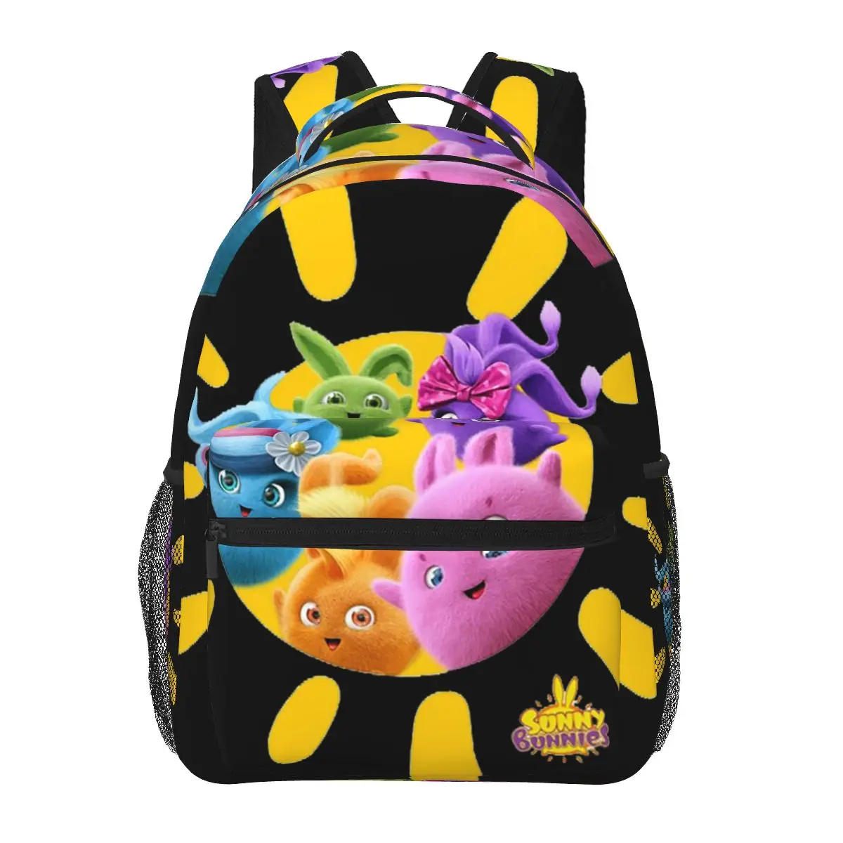 Sunny Bunnies Backpacks Boys Girls Bookbag Children School Bags Cartoon Laptop Rucksack Shoulder Bag Large Capacity