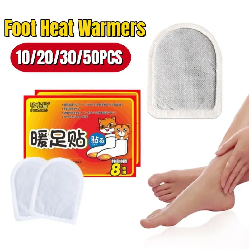 Insole Foot Heat Warmers Multifunctional Hand Toe Warmer Adhesive Heat Pack Warming Stickers Patch Heating Pad For Cramp