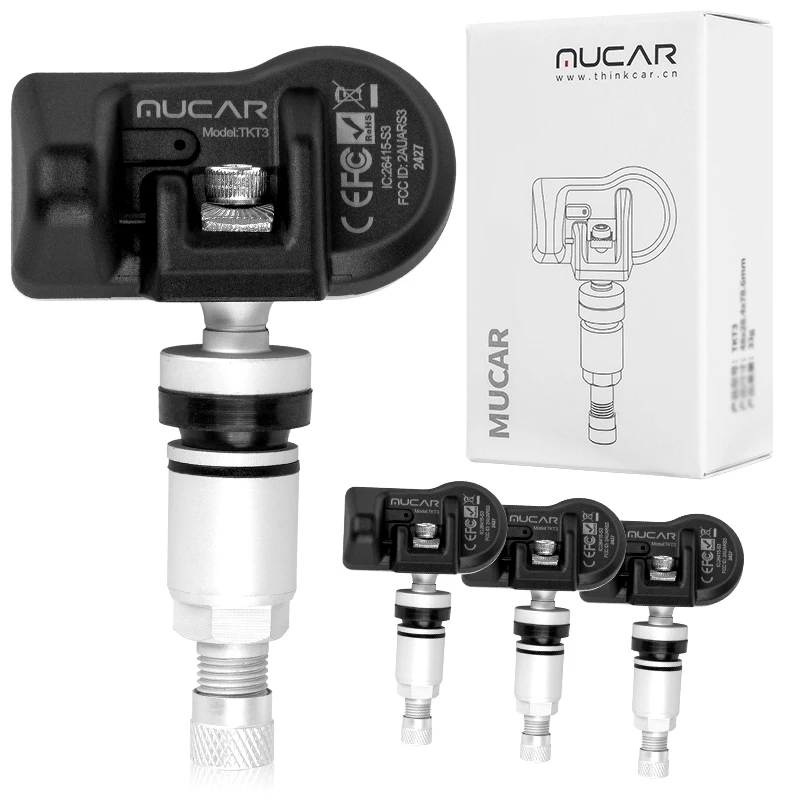 Mucar S3 Car TPMS Tire Pressure Sensor 315MHz 433MHz Program Work with Thinkcar  Tpms Tool