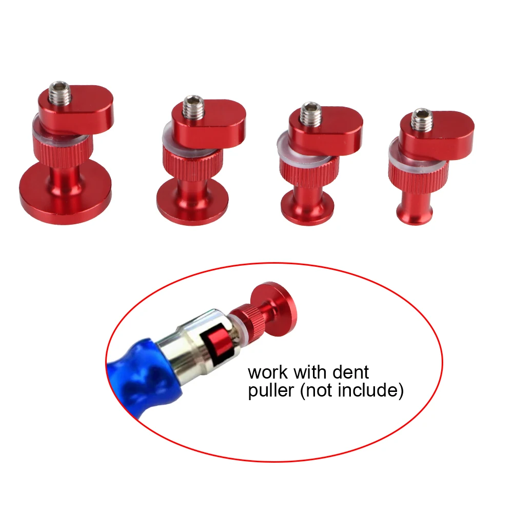 

Универсальные регулируемые инструменты для ремонта кузова автомобиля, съемник вмятин автомобиля, подушечки, 4 шт., для удаления вмятин в автомобиле, 10 мм, 15 мм, 20 мм, 25 мм