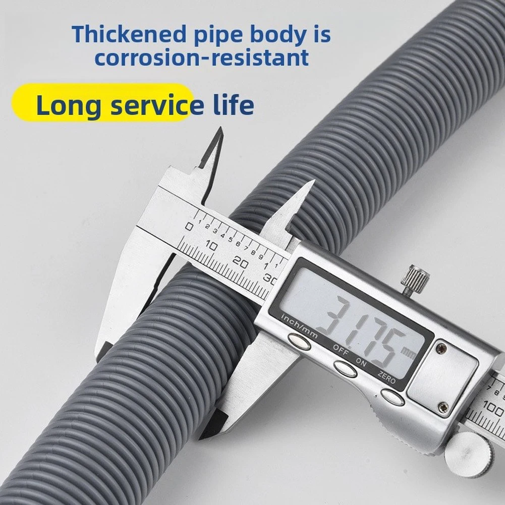 6/7/8M EVA Fully Automatic Washing Machine Drain Pipe Washbasin Drain Hose For Washing Machines/air Conditioning Units