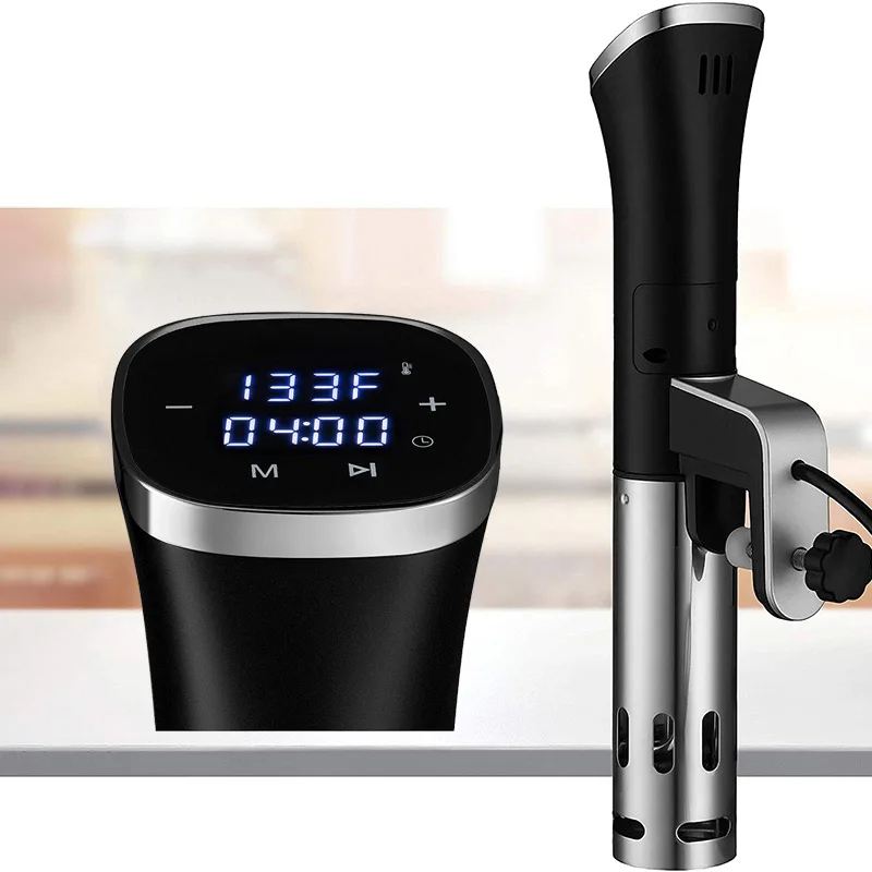 ماكينة طهي بطيئة بدرجة حرارة منخفضة SV800B sousvide ماكينة طهي جزيئية مفرغة شريحة لحم طبخ ذكية تعمل باللمس تجارية