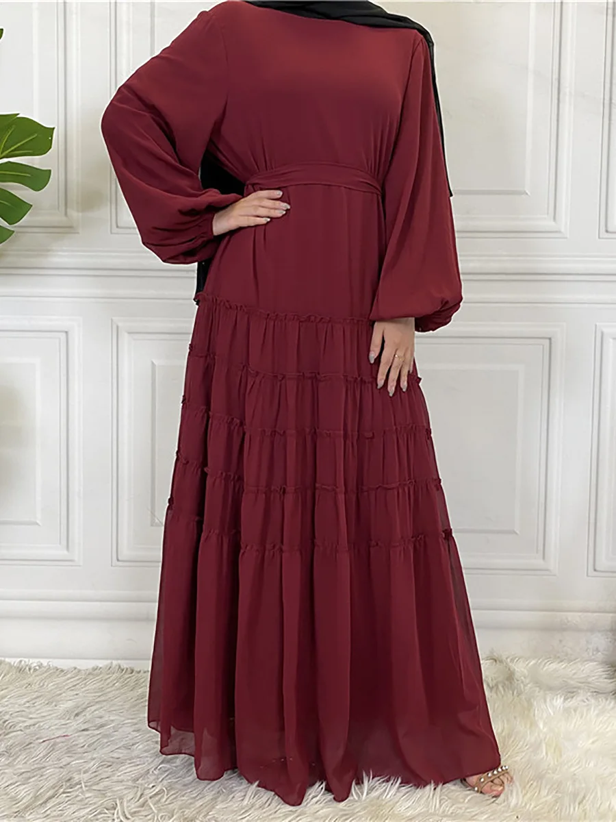 Modest Abaya Ramadan Musulman De Mode Maxi Robe Turkey Kaftan Islamic Clothing Muslim For Women Hijab Dress Caftan Vestidos