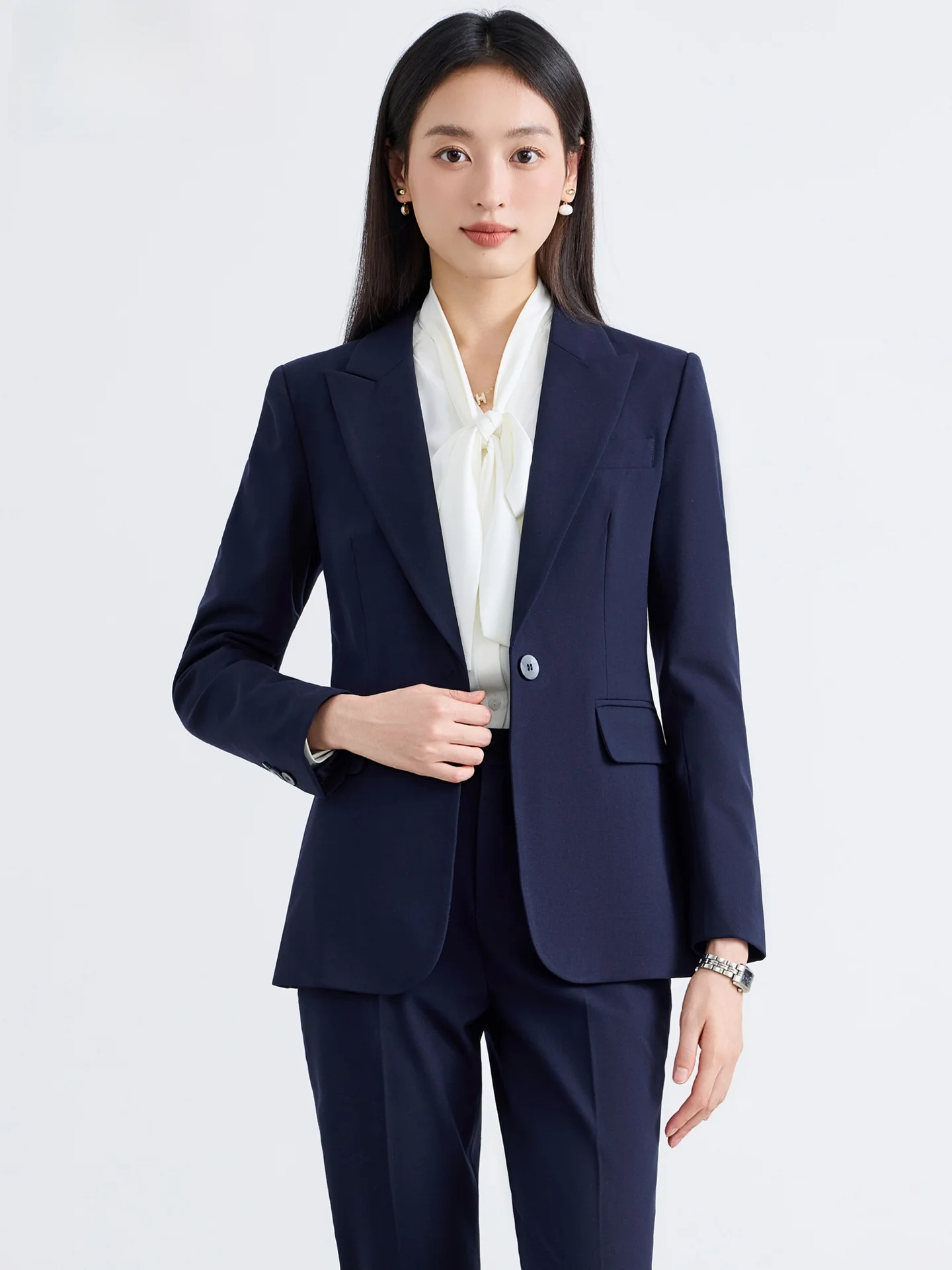 Olive Green Suit Set for Women Elegant Professional Workwear Commute Interview Formal Outerwear Office Uniform
