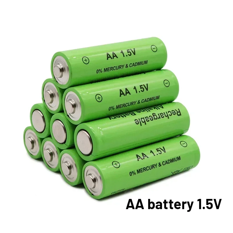 1-20Pcs 1.5V AA Battery Rechargeable battery NI-MH 1.5 V AA Batteries for Clocks mice computers toys so on+Free Shipping