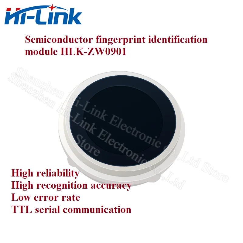 Free Shipping 3.3V Semiconductor Fingerprint Identification Module Area Array ZW0901 Capacitive Touch Fingerprint Sensor Switch