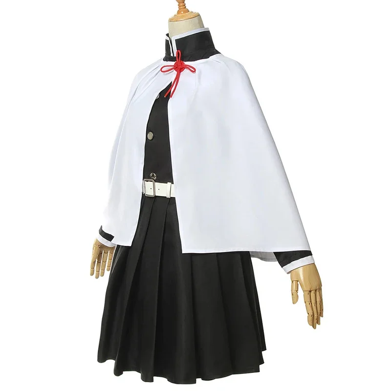 Kanao Tsuyuri Kanawo Costume Cosplay Anime Demon Slayer Unform Kimetsu No Yaiba adulto bambini vestito da partito parrucca farfalla Outfit