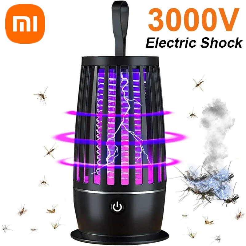 Xiaomi Portable Mosquito Killer Lamp Electric Fly Trap Insect Killer USBRechargeable Outdoor Mute Anti Mosquito Lamp Insect Proo