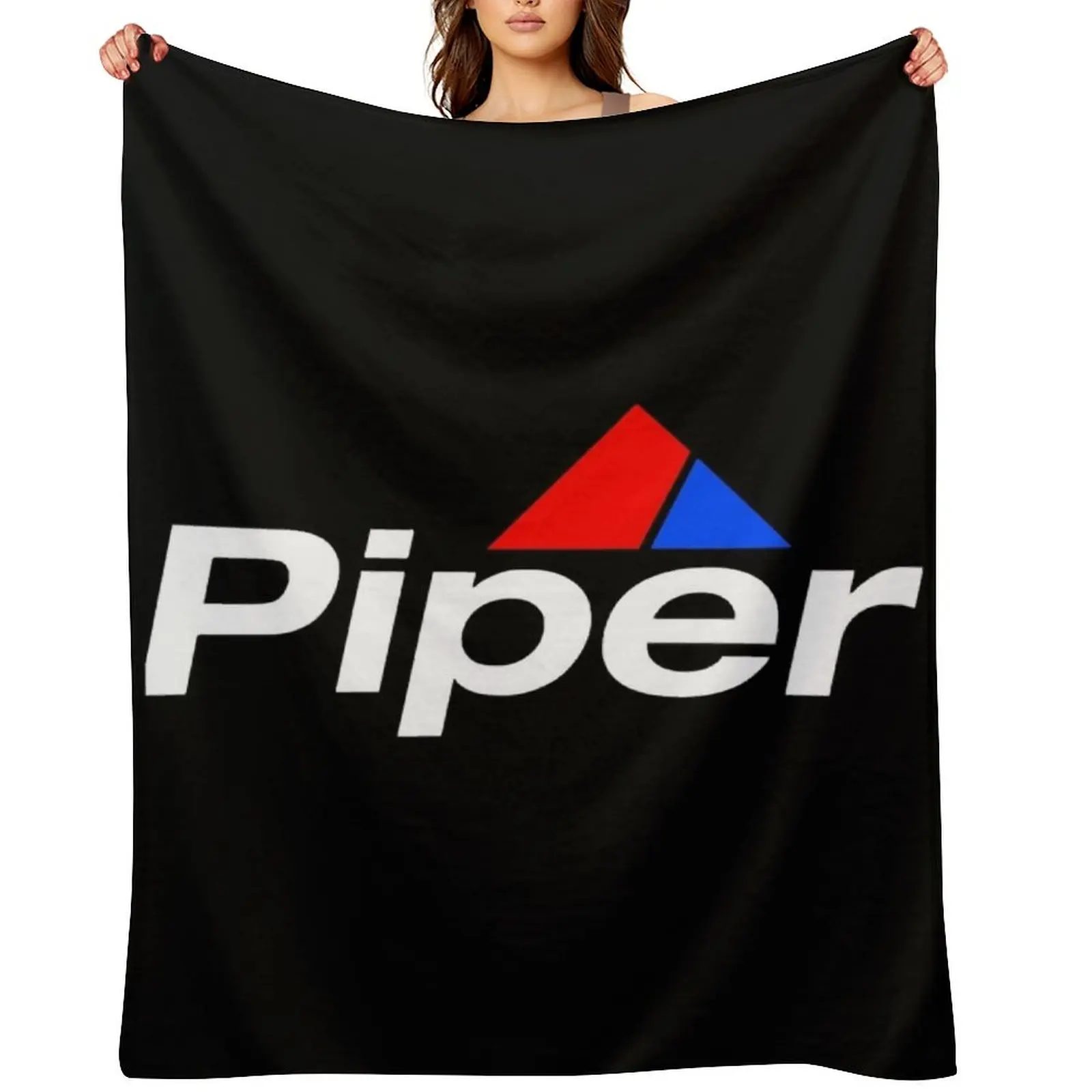 الأكثر مبيعًا - بطانية رمي بضائع الطائرات من بايبر ريتروس بياضات السرير، بطانيات لحاف القيلولة #1