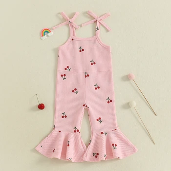 Tie Strap Girls Jumpsuit 1