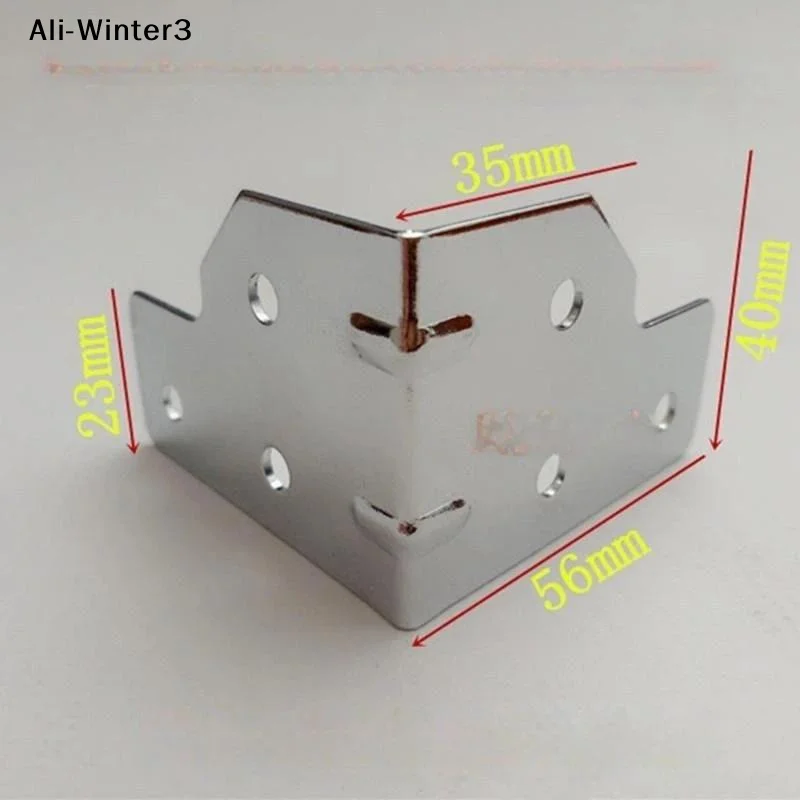 【A1】6 Hole Reinforced Metal Corner Bracket Angle Code Hardware Fitting For Tool Case Aviation Cabinet Reinforce Repair
