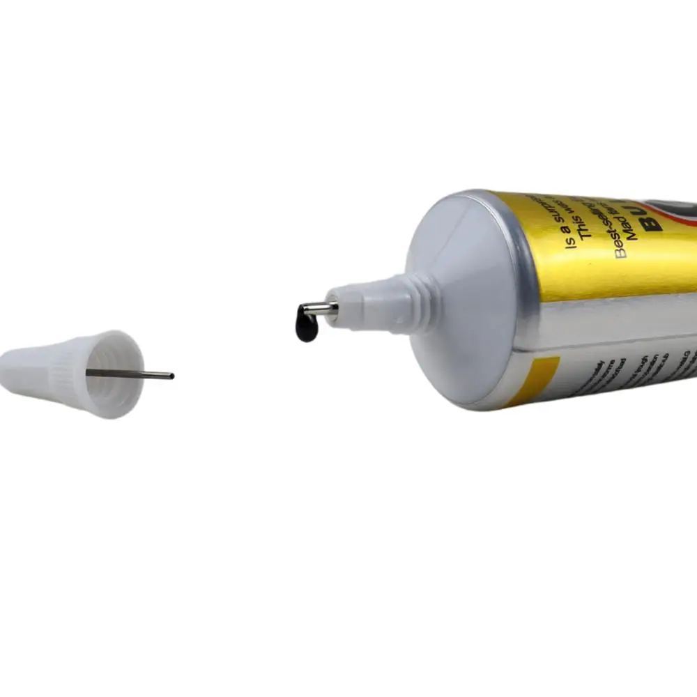 Bulaien T7000-Adhésif de Réparation avec Pointe d'Applicateur de Précision, Contact Noir, DIY, HNBC15ML, 25ML, 50ML, 110ML, 1 Pièce